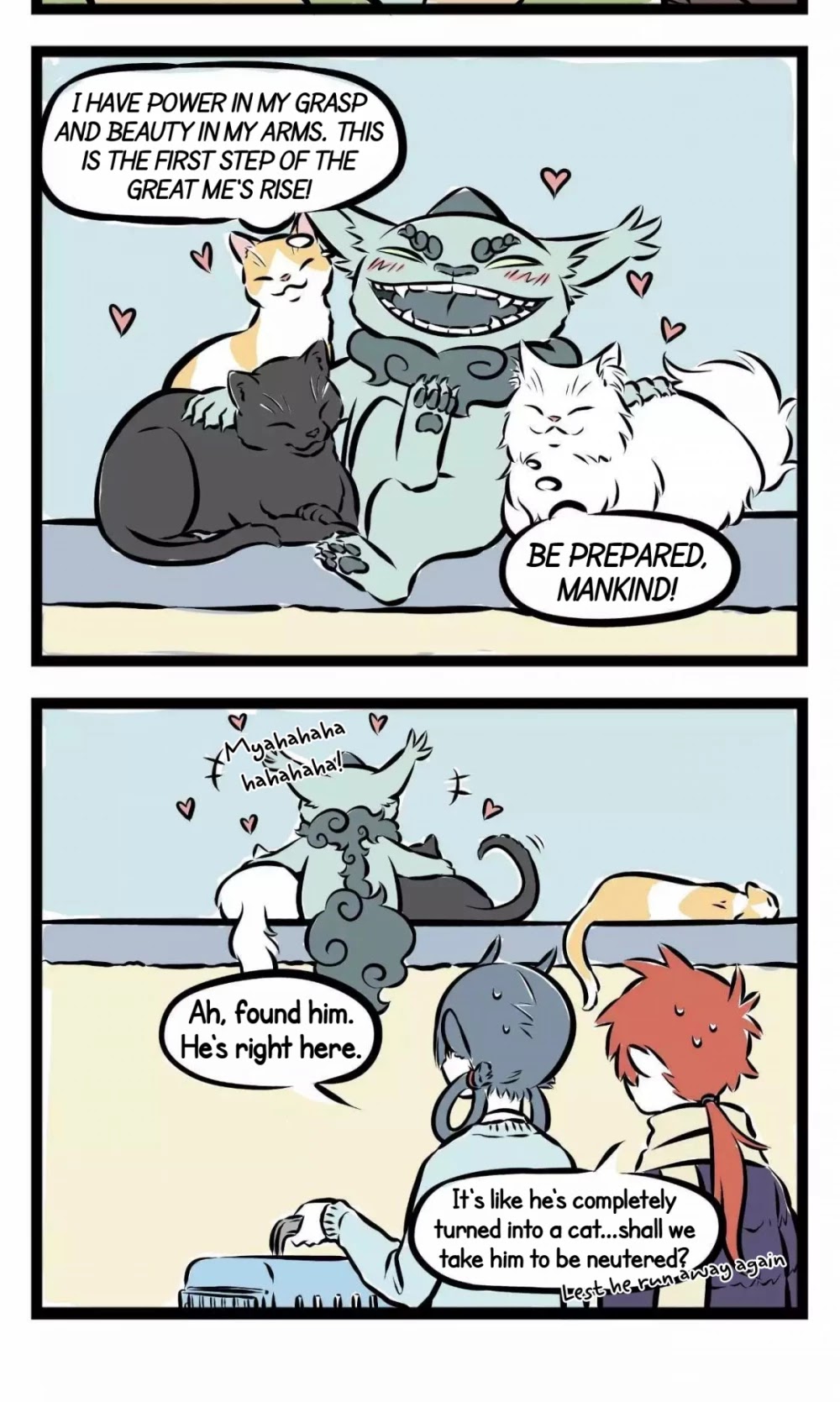 Fei Ren Zai Chapter 193 page 3 - Chapter 193: On the boulevard of cat ownership, hear how loudly we sing.