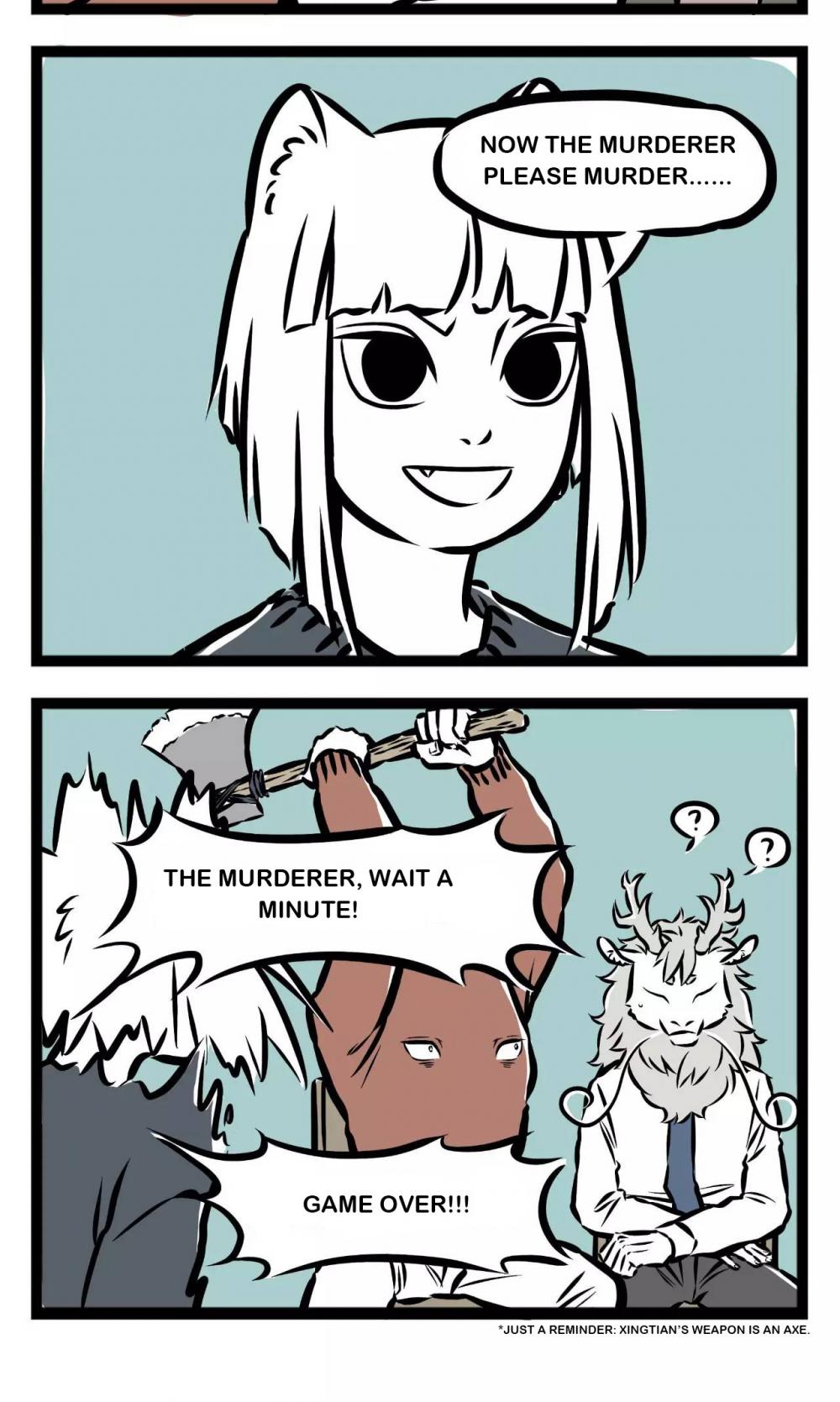 Fei Ren Zai Chapter 50 page 3 - Chapter 50: It's Time for Drinking Alcohol, Eating Meat, and Killing-People-by-the-way's New Year's Day