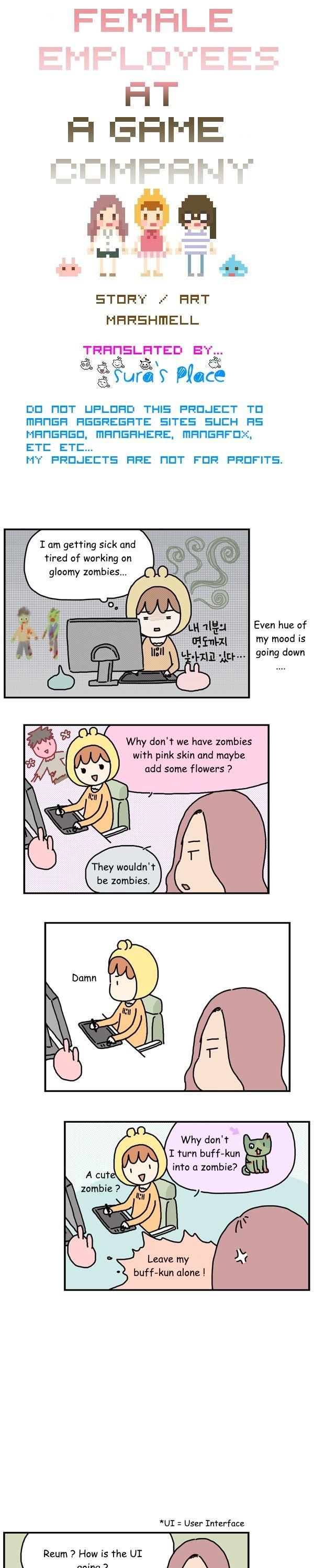 Female Employees at a Game Company Chapter 12 page 1 - Chapter 12