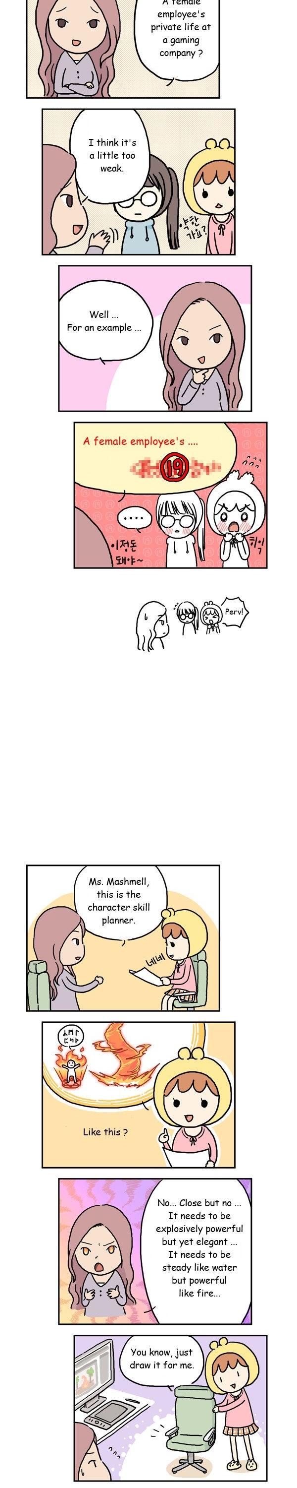 Female Employees at a Game Company Chapter 2 page 2 - Chapter 2