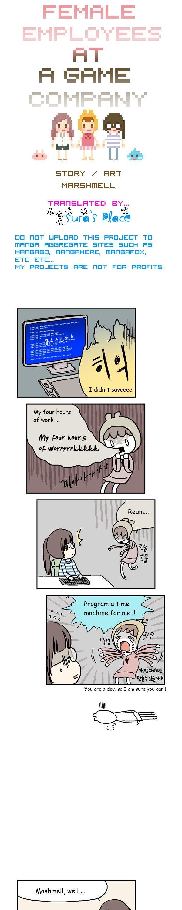 Female Employees at a Game Company Chapter 3 page 1 - Chapter 3