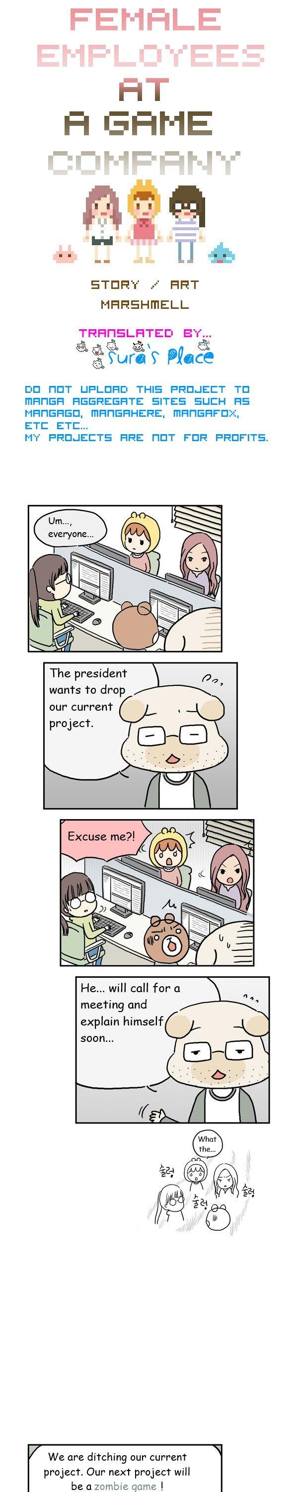 Female Employees at a Game Company Chapter 4 page 1 - Chapter 4