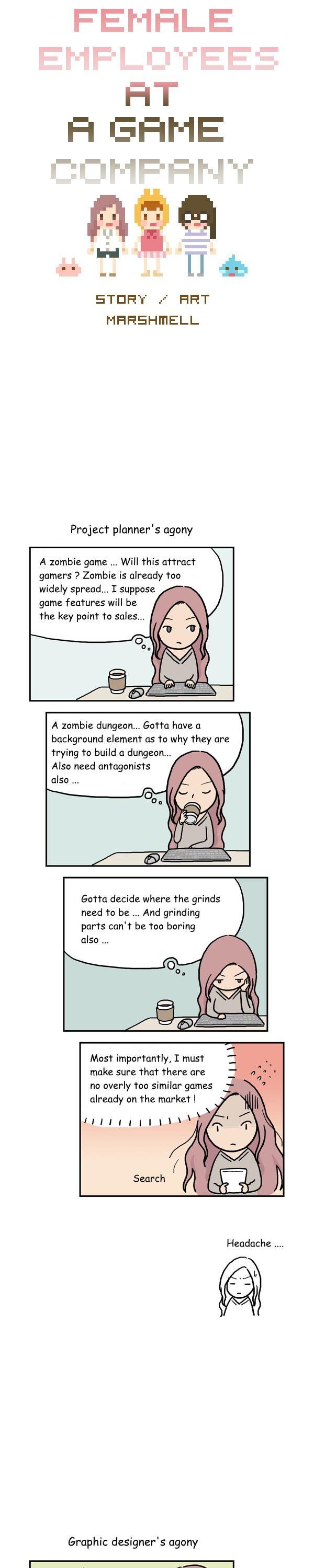 Female Employees at a Game Company Chapter 7 page 1 - Chapter 7