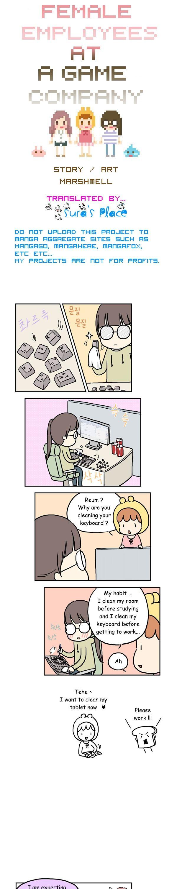 Female Employees at a Game Company Chapter 9 page 1 - Chapter 9