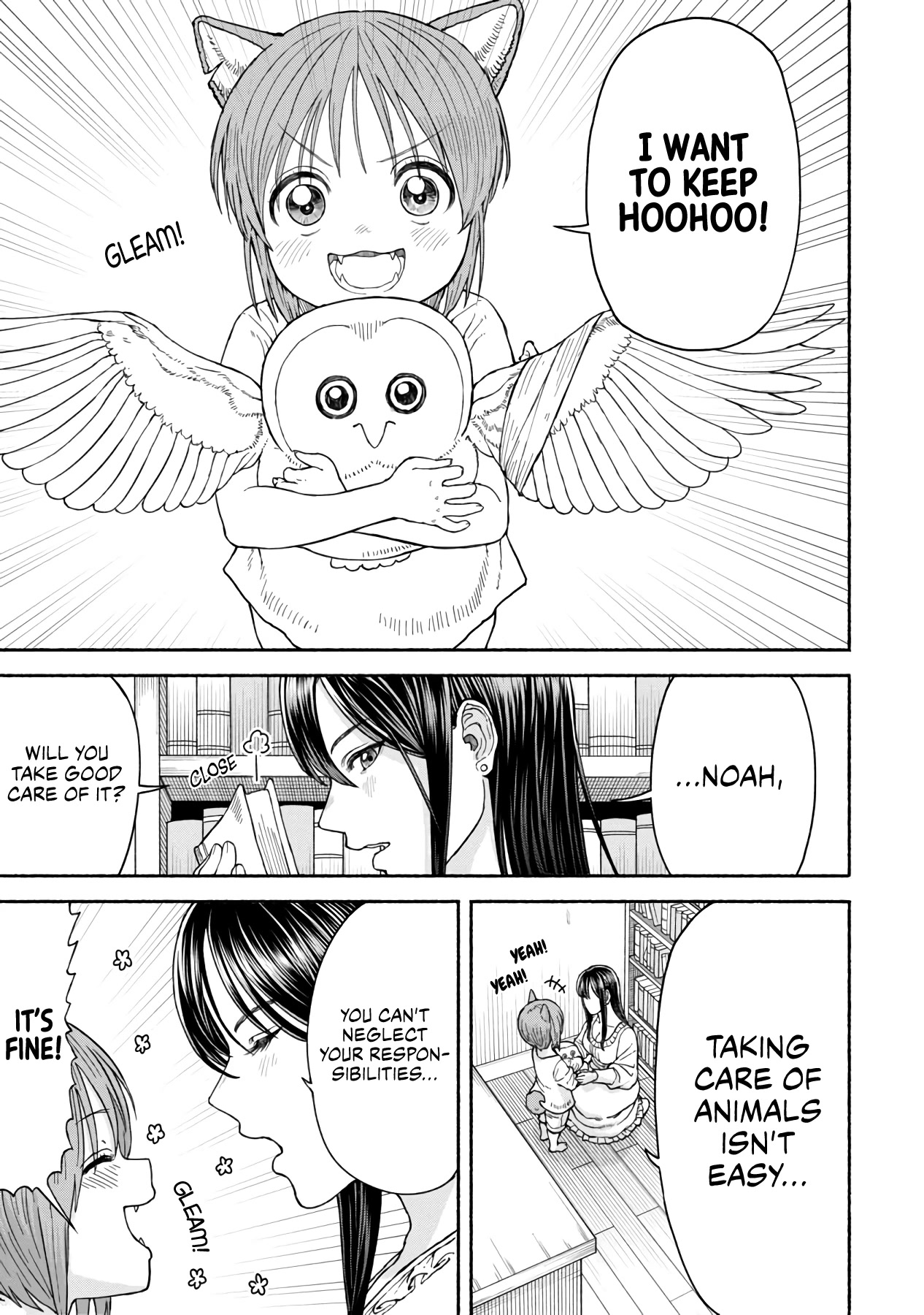 Female Knight and the Kemonomimi Child Chapter 10 page 5 - Chapter 10: Pet Owl