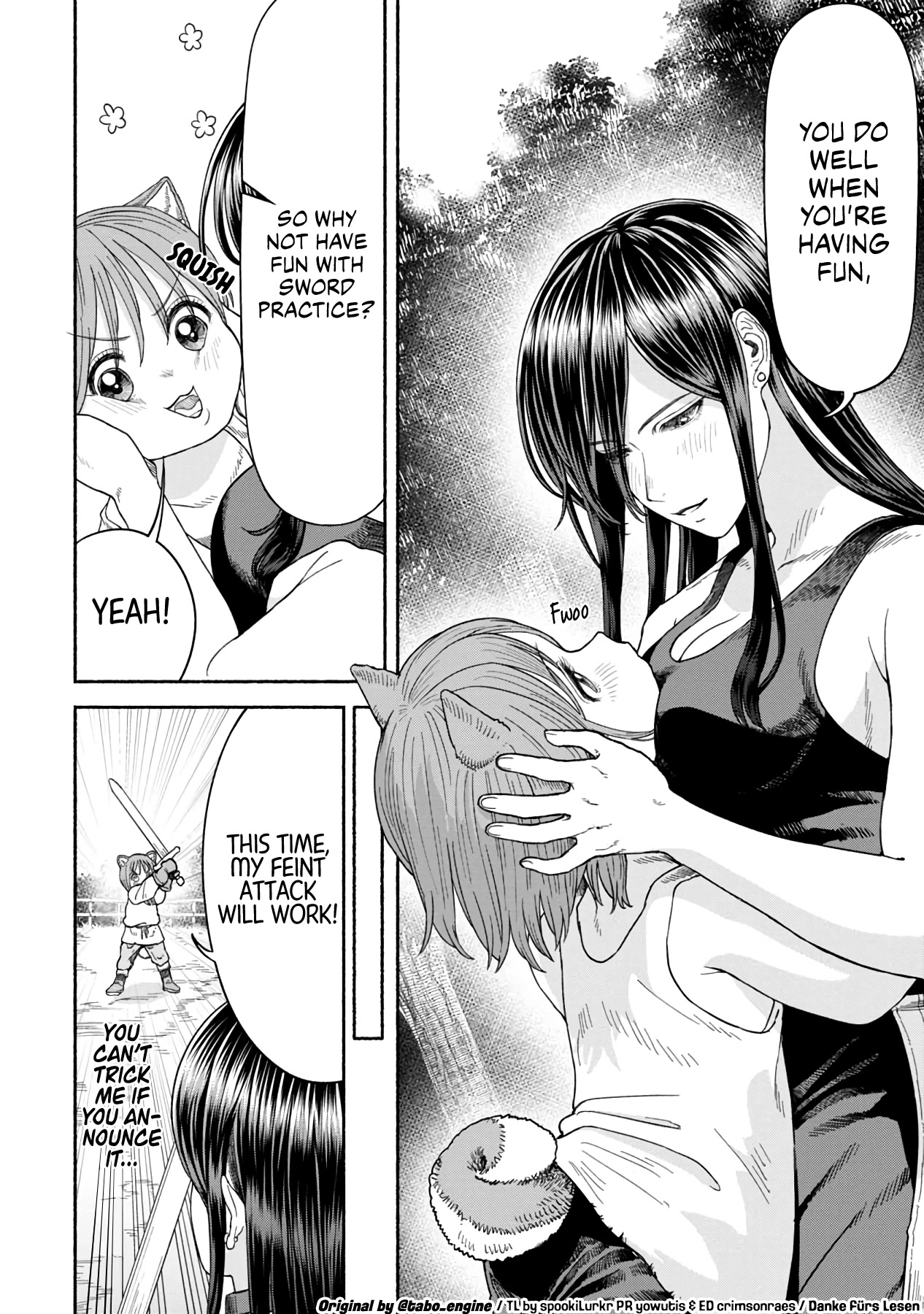 Female Knight and the Kemonomimi Child Chapter 12 page 9 - Chapter 12: Progress in Technique