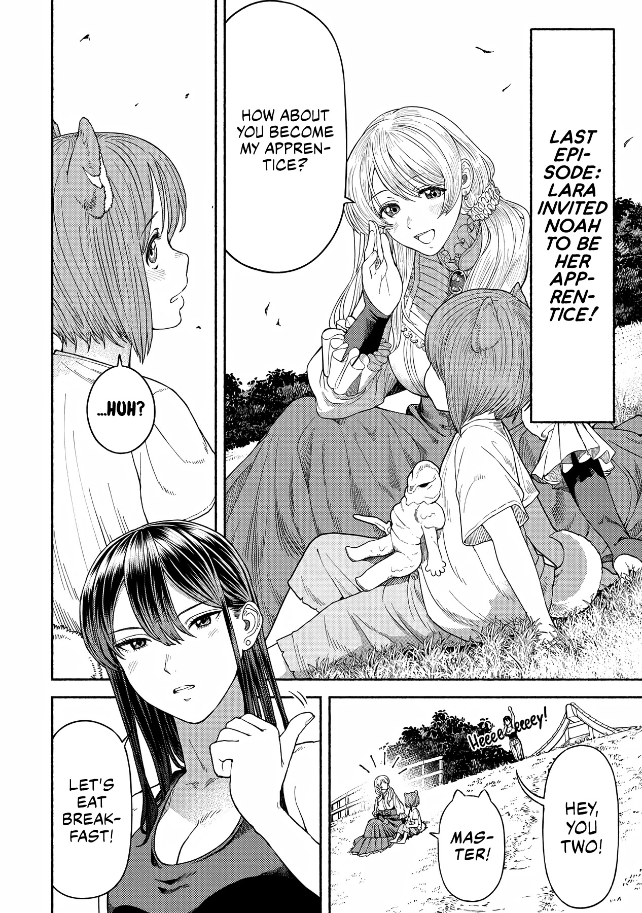 Female Knight and the Kemonomimi Child Chapter 14 page 1 - Chapter 14: Apprentice's Feelings