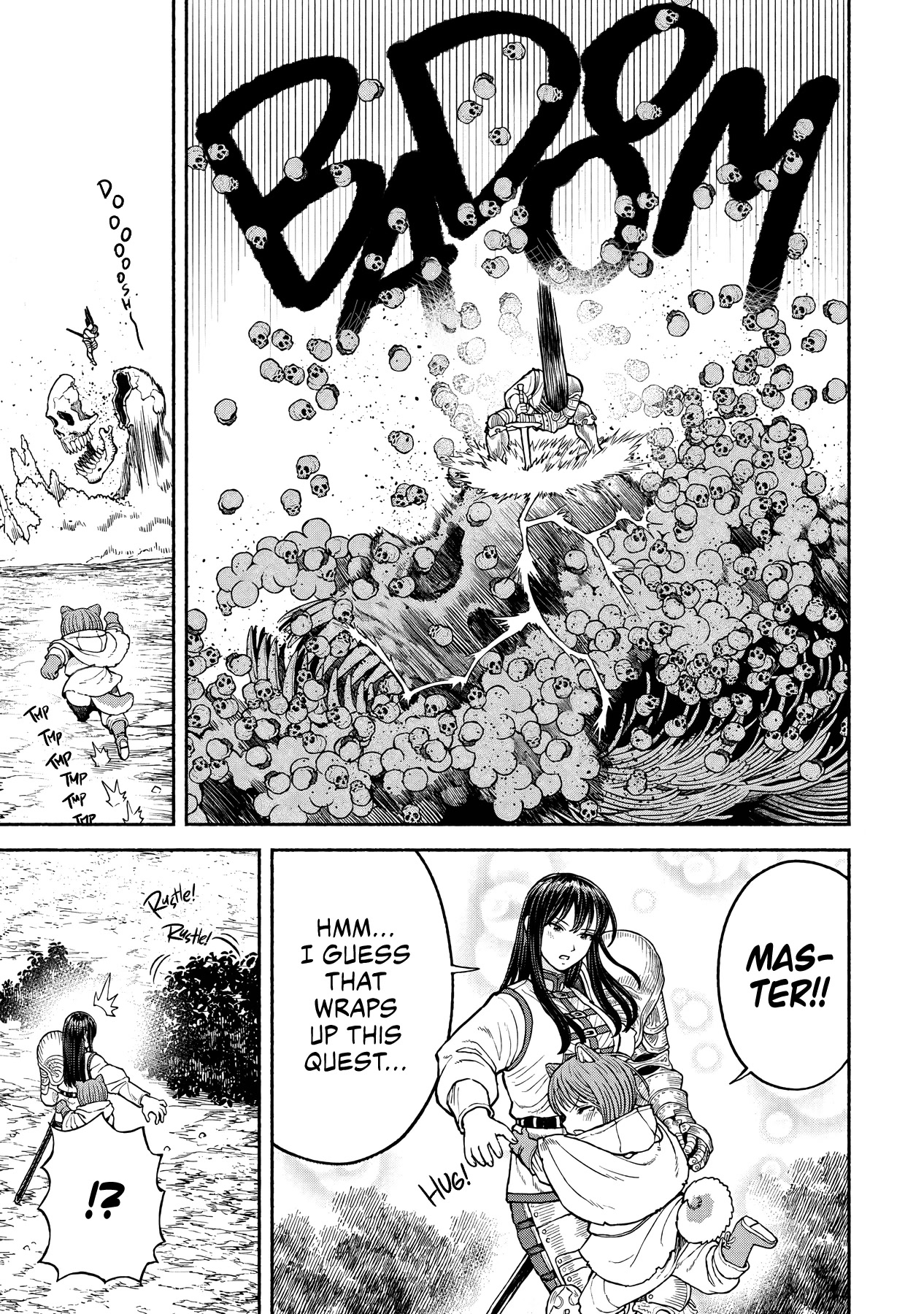 Female Knight and the Kemonomimi Child Chapter 16 page 10 - Chapter 16: Roaming Skeletons