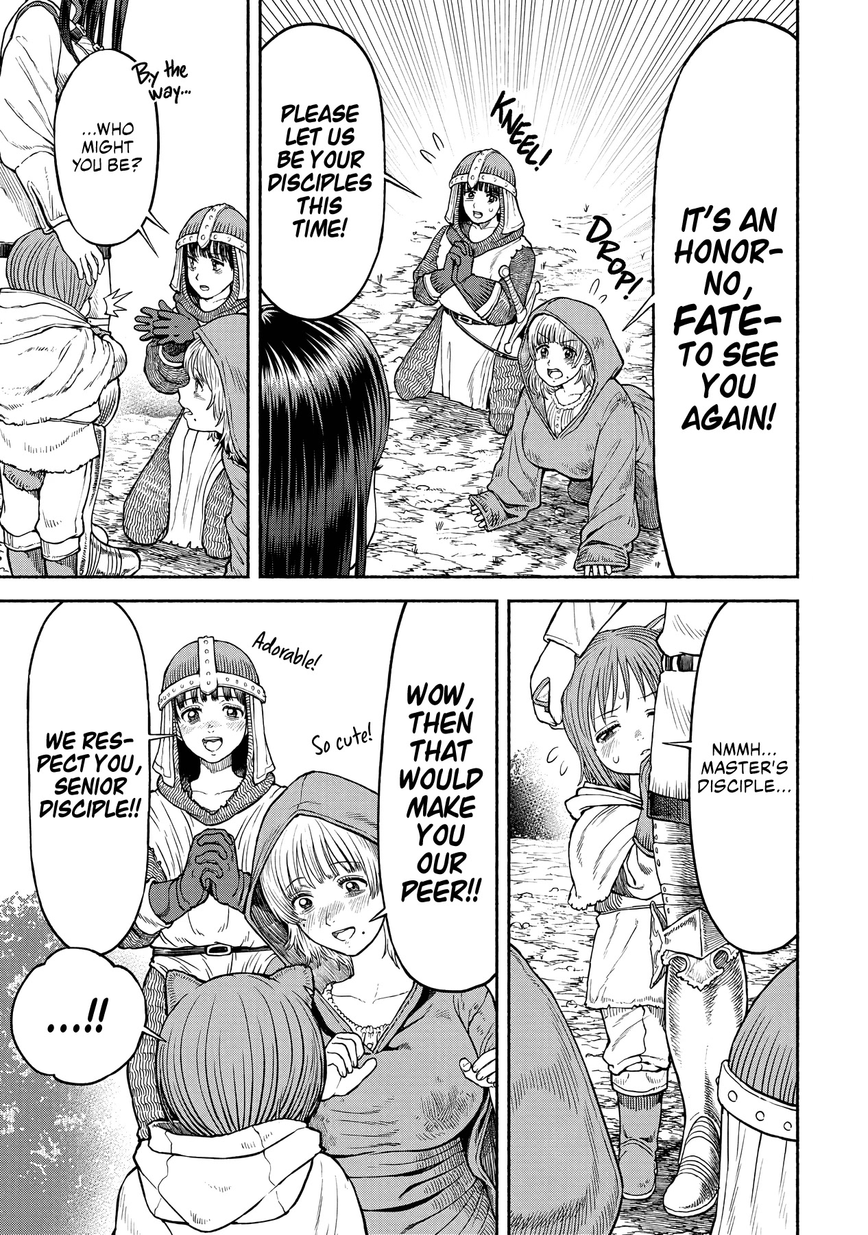 Female Knight and the Kemonomimi Child Chapter 16 page 12 - Chapter 16: Roaming Skeletons