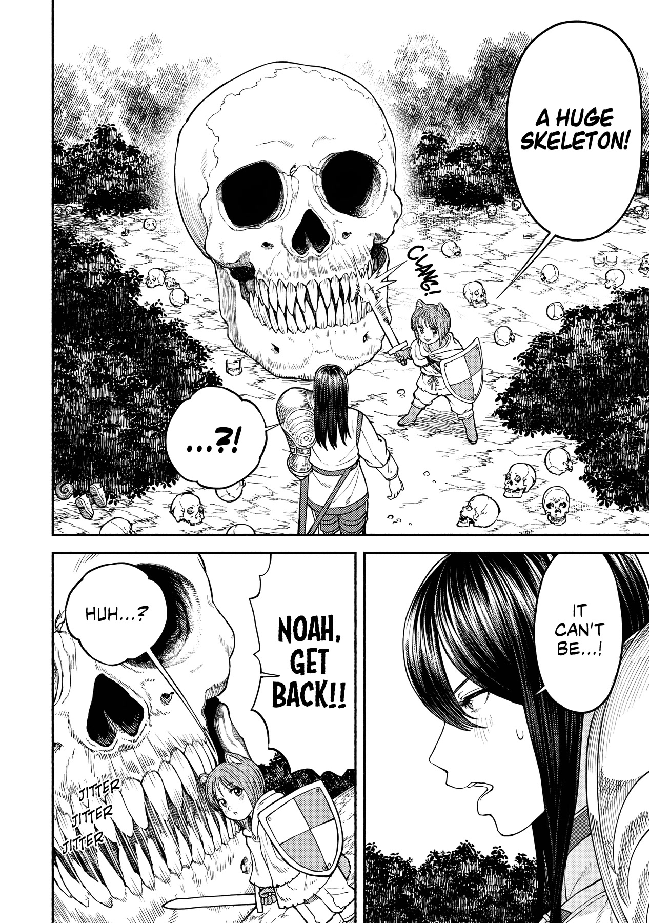 Female Knight and the Kemonomimi Child Chapter 16 page 5 - Chapter 16: Roaming Skeletons