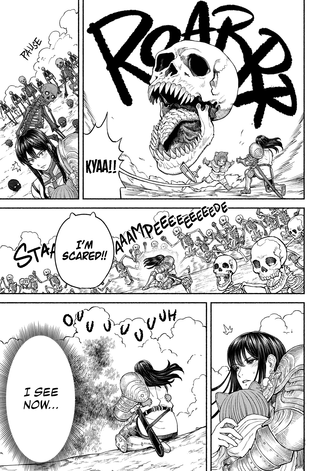 Female Knight and the Kemonomimi Child Chapter 16 page 6 - Chapter 16: Roaming Skeletons