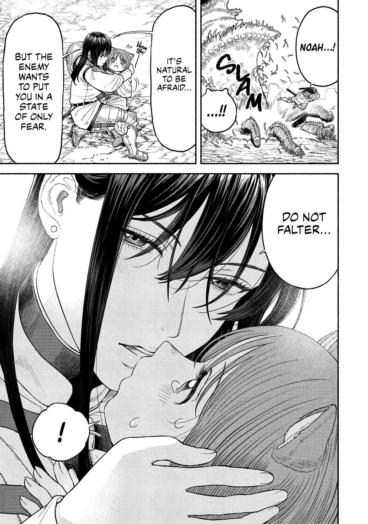 Female Knight and the Kemonomimi Child Chapter 16 page 8 - Chapter 16: Roaming Skeletons