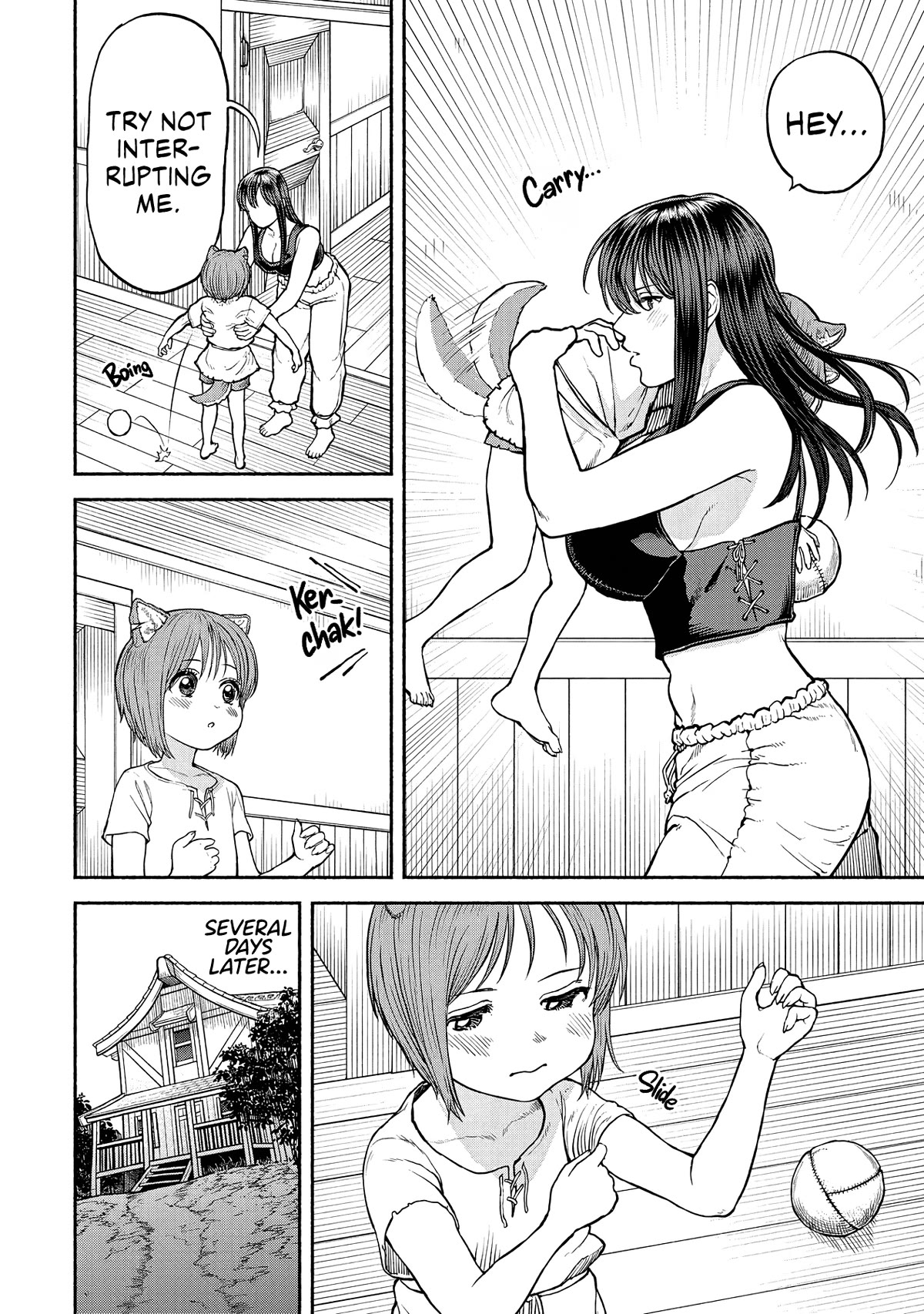 Female Knight and the Kemonomimi Child Chapter 19 page 4 - Chapter 19: Strength Training Start♪