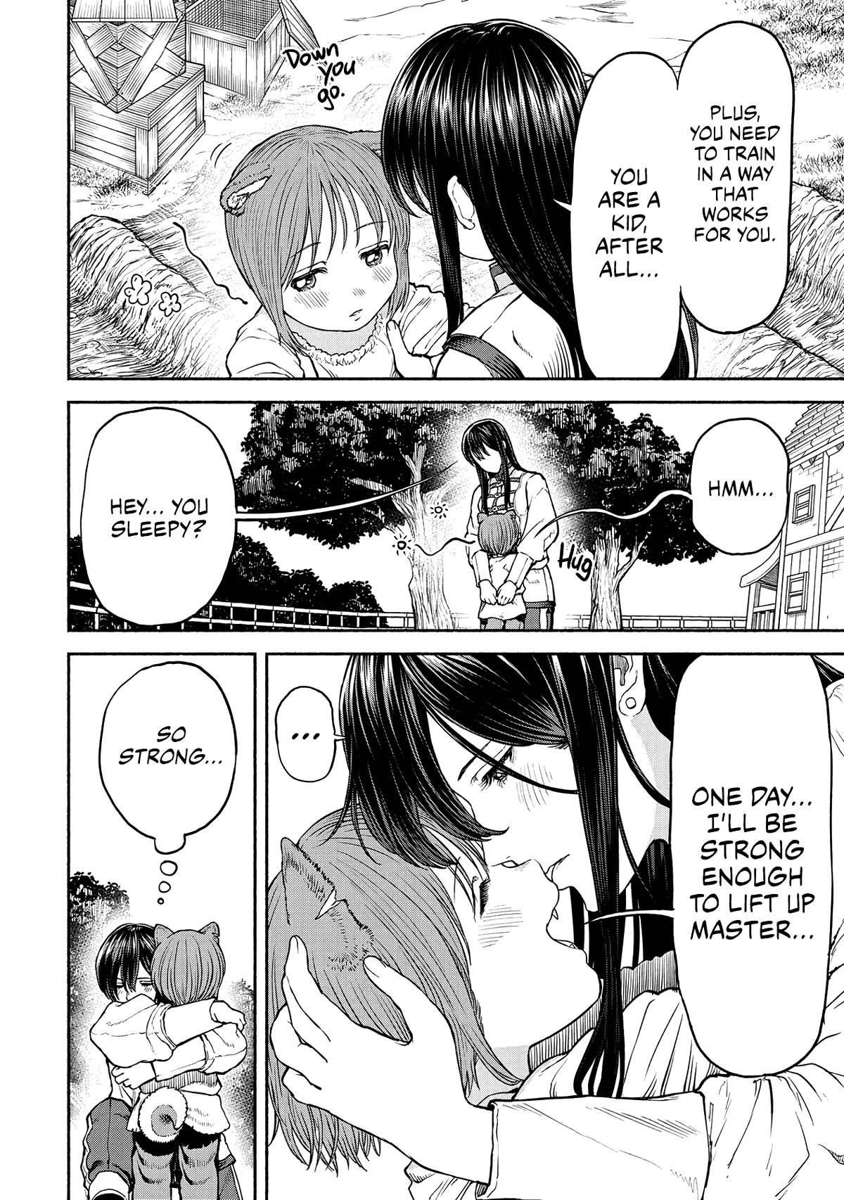 Female Knight and the Kemonomimi Child Chapter 19 page 8 - Chapter 19: Strength Training Start♪