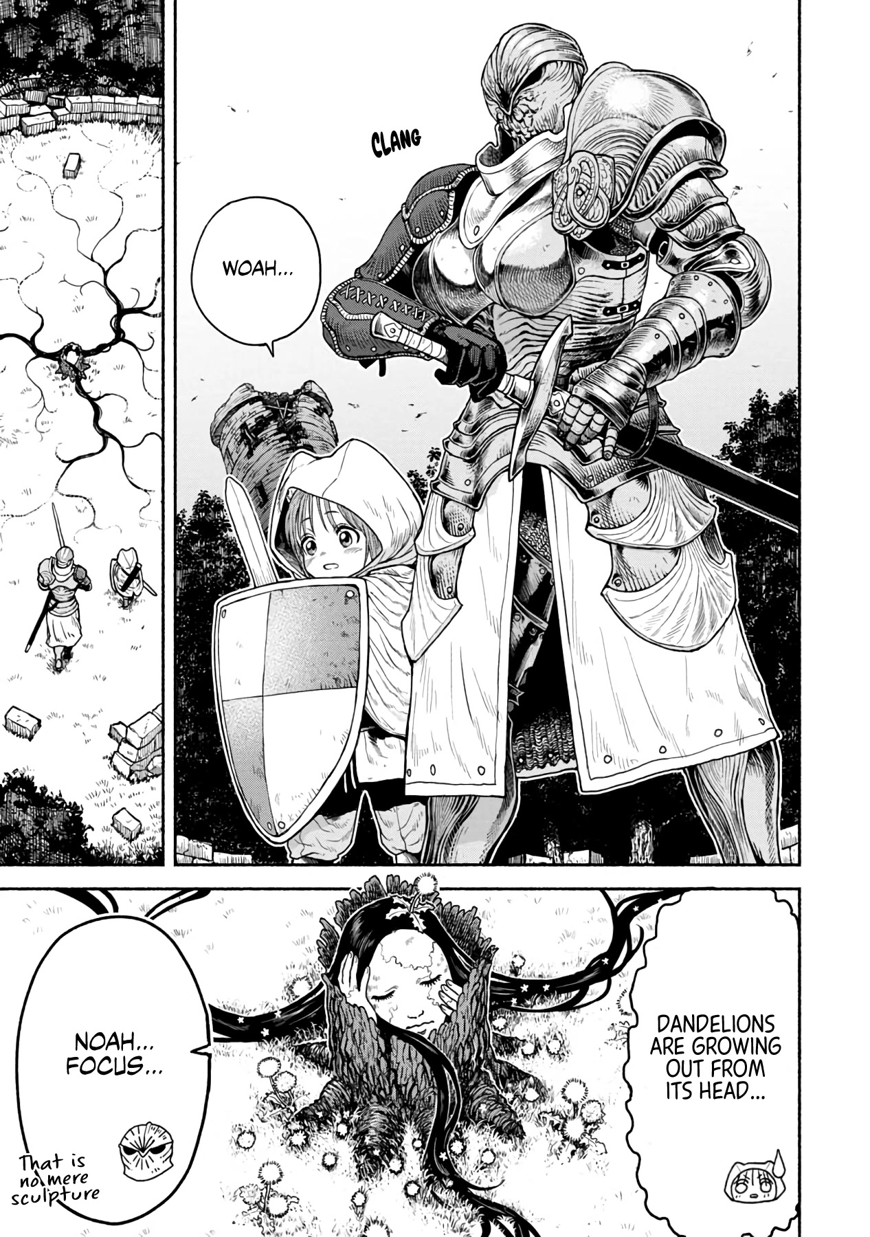Female Knight and the Kemonomimi Child Chapter 2 page 1 - Chapter 2: Thank you