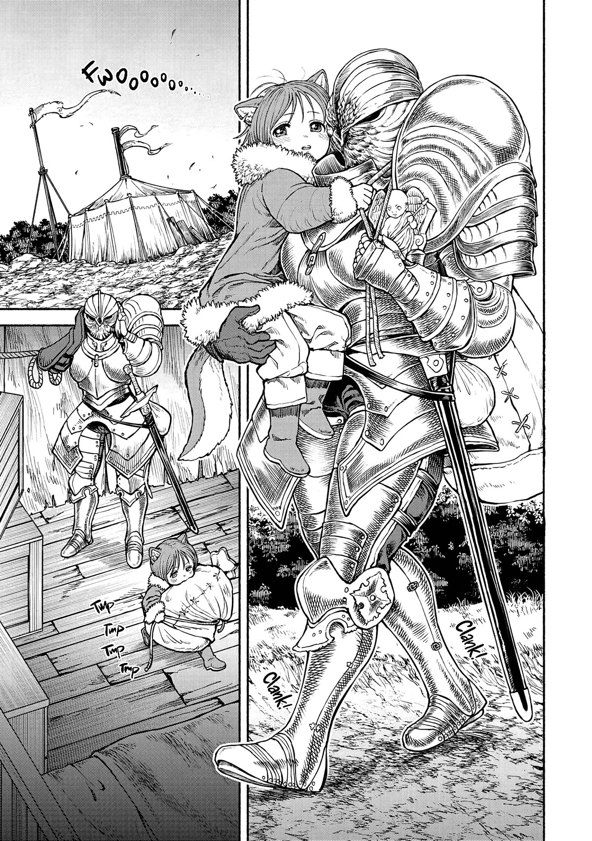 Female Knight and the Kemonomimi Child Chapter 21 page 1 - Chapter 21: Soothing Moment