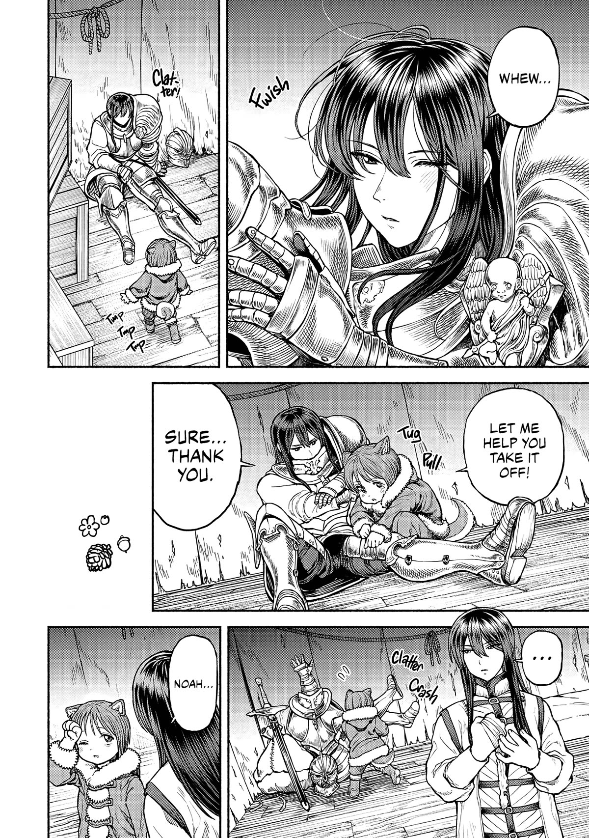 Female Knight and the Kemonomimi Child Chapter 21 page 2 - Chapter 21: Soothing Moment