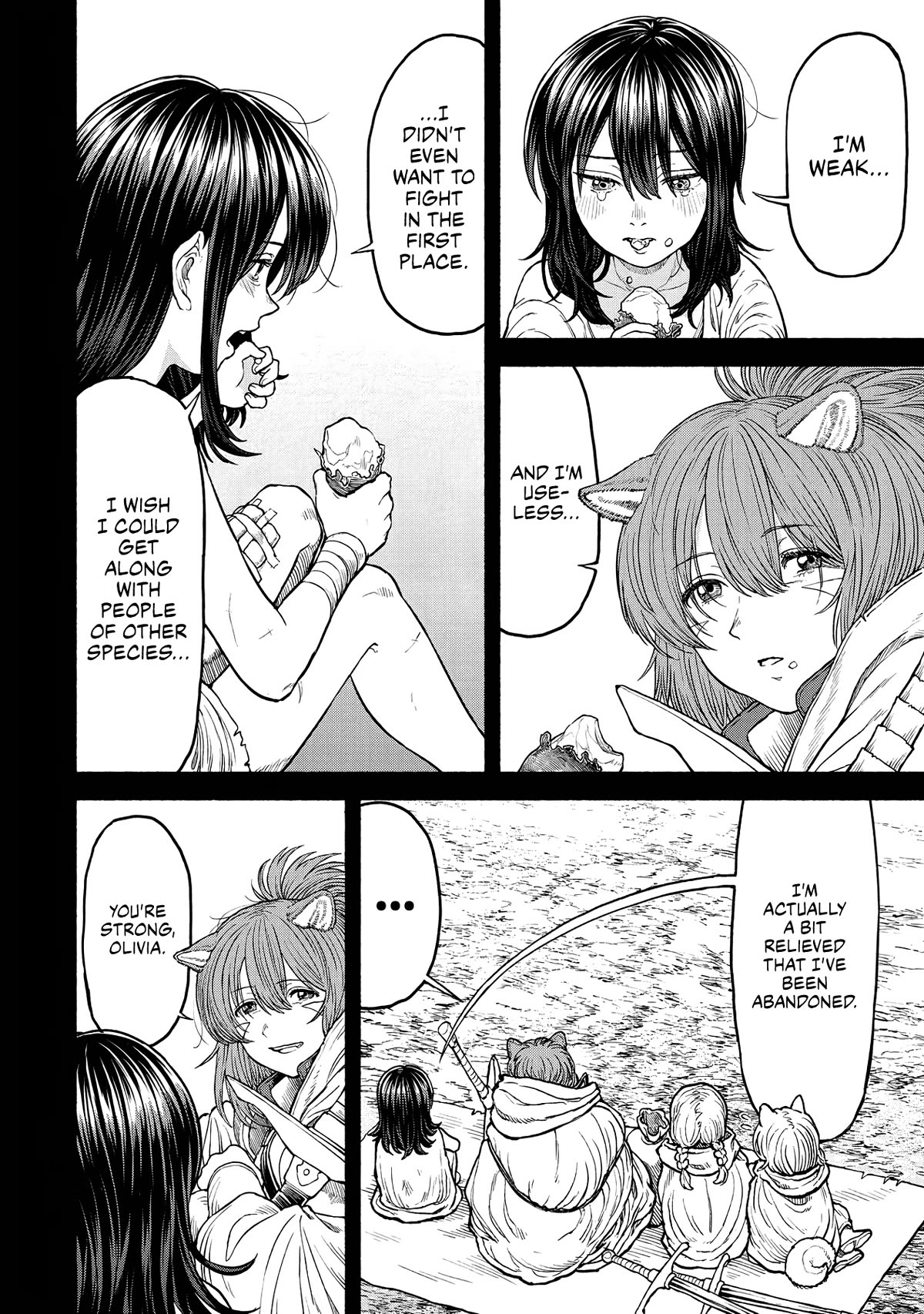 Female Knight and the Kemonomimi Child Chapter 22 page 13 - Chapter 22: Memories of Battle