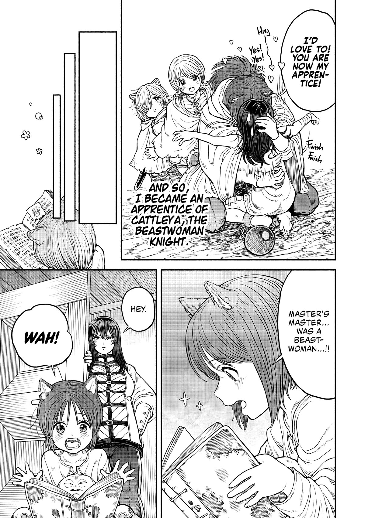 Female Knight and the Kemonomimi Child Chapter 22 page 16 - Chapter 22: Memories of Battle
