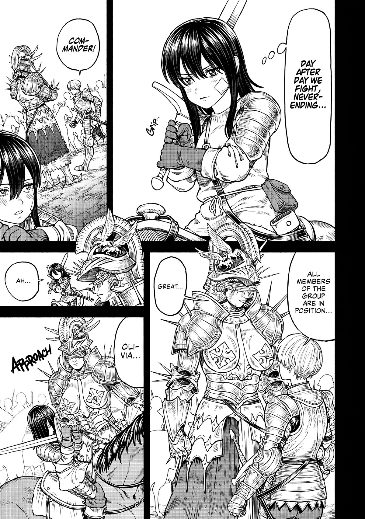 Female Knight and the Kemonomimi Child Chapter 22 page 4 - Chapter 22: Memories of Battle