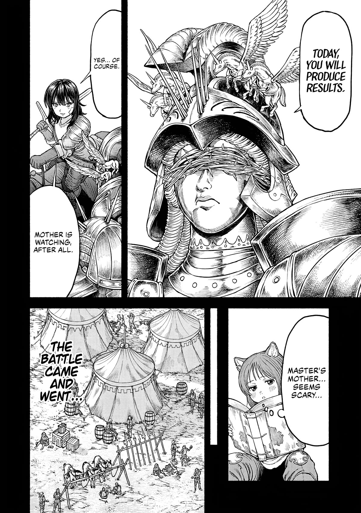 Female Knight and the Kemonomimi Child Chapter 22 page 5 - Chapter 22: Memories of Battle