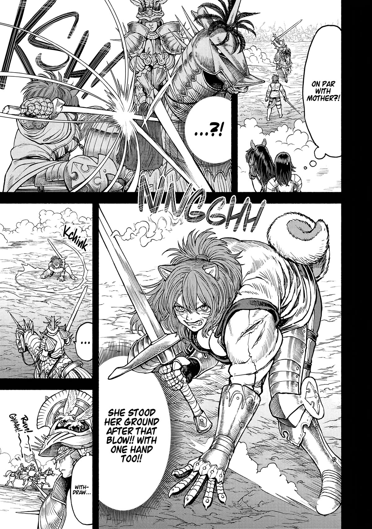 Female Knight and the Kemonomimi Child Chapter 22 page 8 - Chapter 22: Memories of Battle