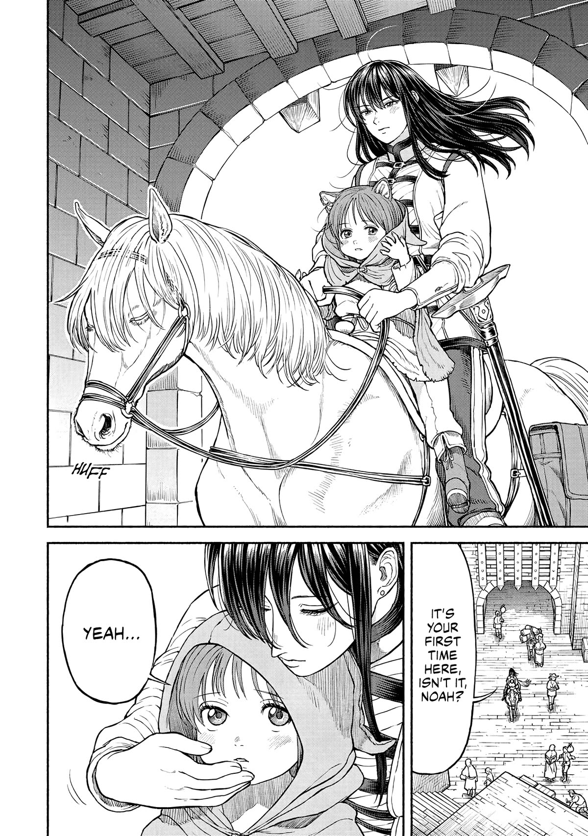 Female Knight and the Kemonomimi Child Chapter 23 page 1 - Chapter 23: First Visit to the Capital