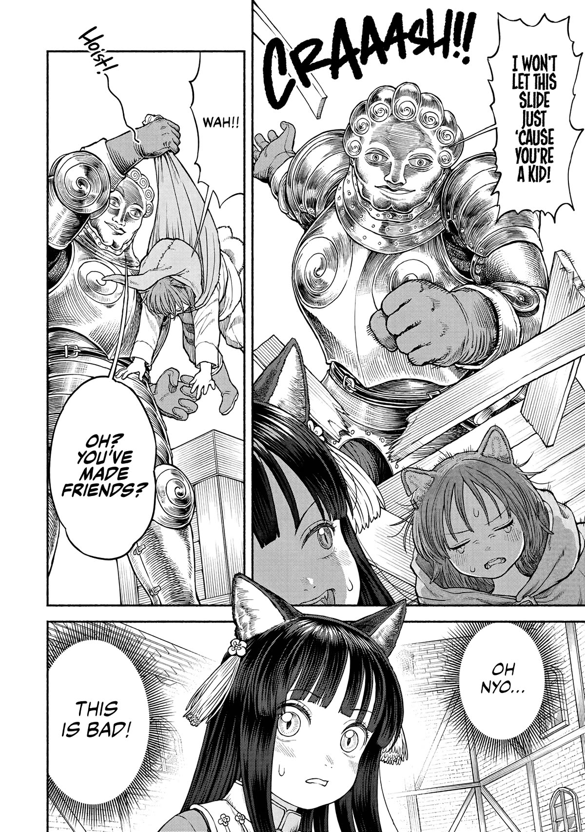Female Knight and the Kemonomimi Child Chapter 23 page 13 - Chapter 23: First Visit to the Capital