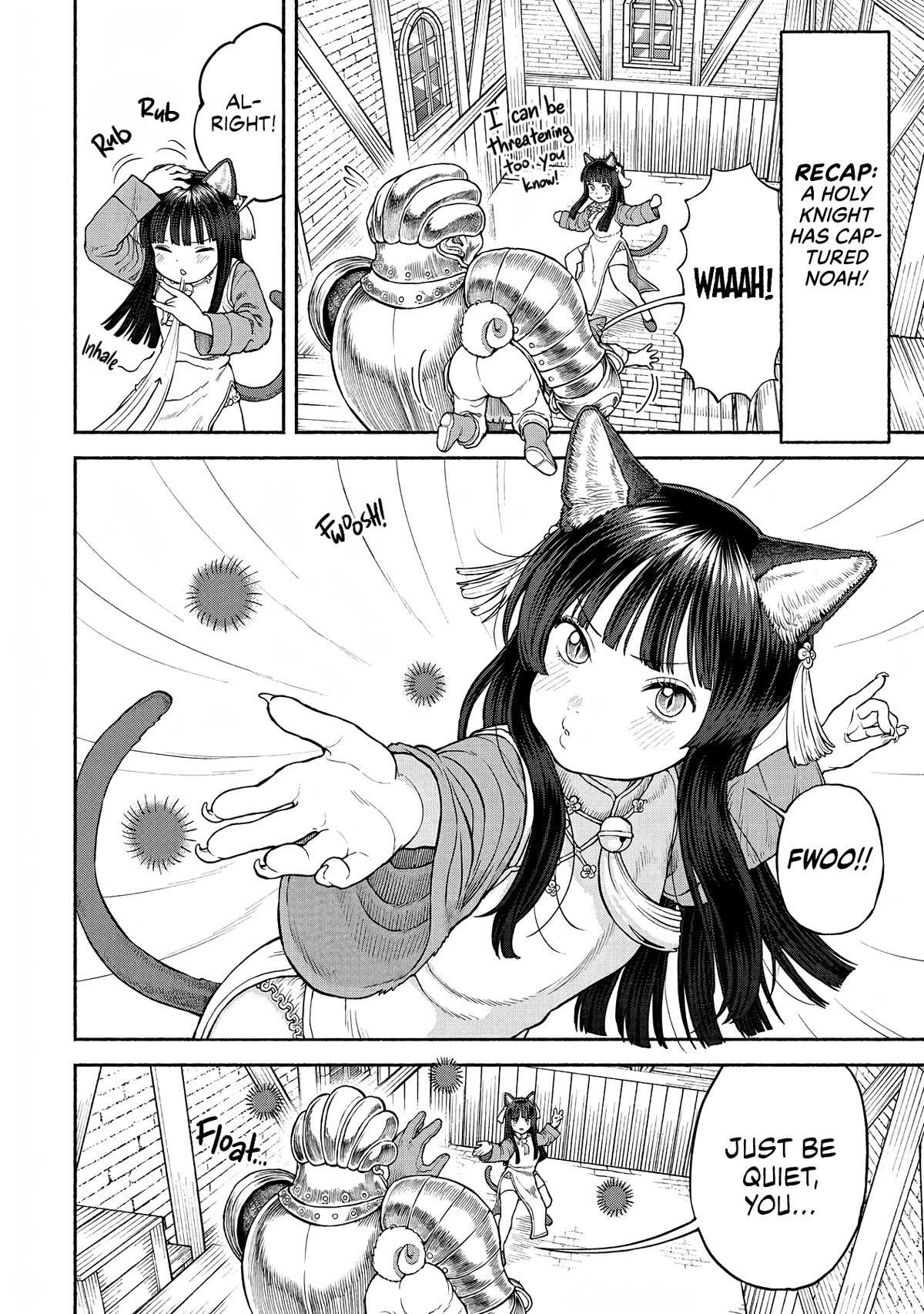 Female Knight and the Kemonomimi Child Chapter 24 page 1 - Chapter 24: Mao's Skills