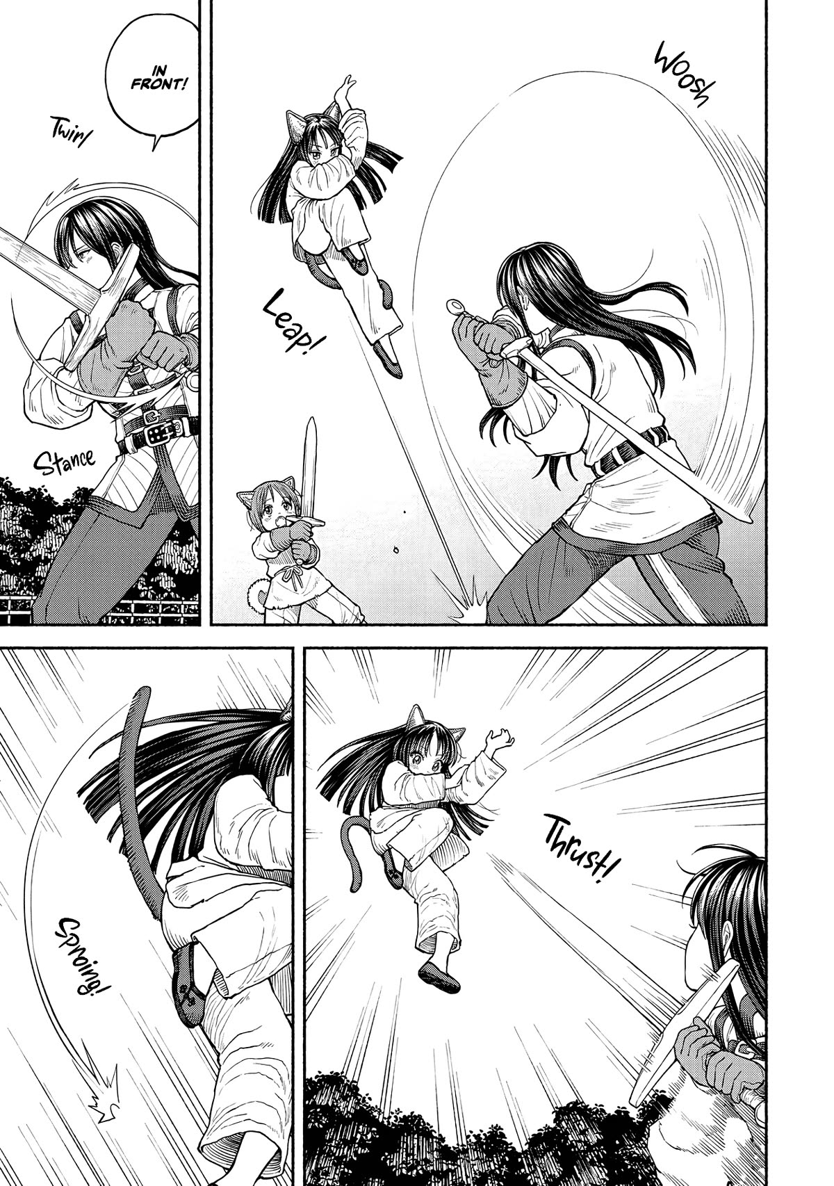 Female Knight and the Kemonomimi Child Chapter 26 page 3 - Chapter 26: Beastkin Swordsmanship