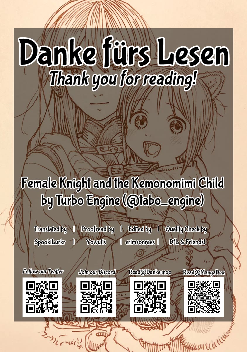 Female Knight and the Kemonomimi Child Chapter 27 page 14 - Chapter 27: Honorable Wounds
