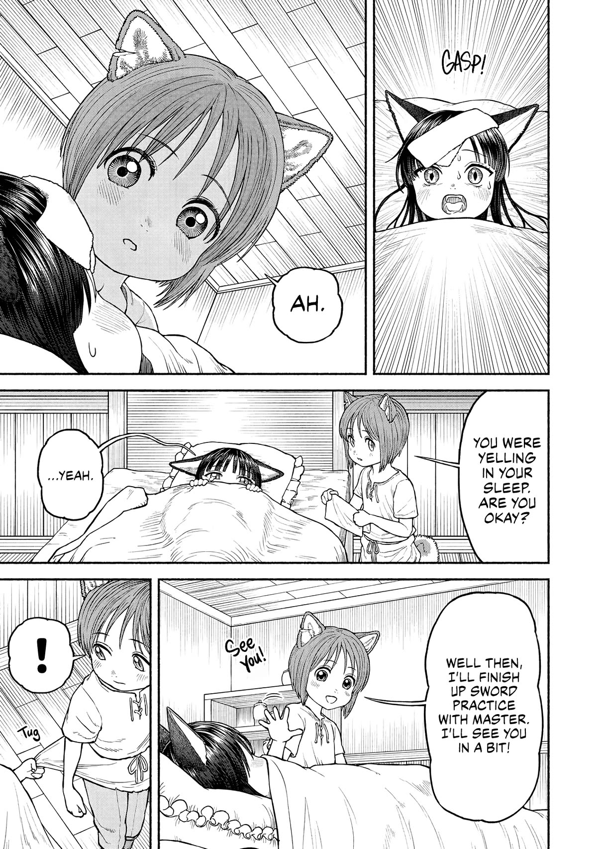 Female Knight and the Kemonomimi Child Chapter 28 page 6 - Chapter 28: Memories of the Bell