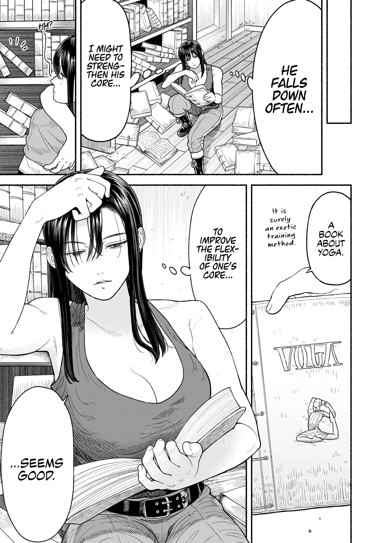 Female Knight and the Kemonomimi Child Chapter 3 page 2 - Chapter 3: Secrets of Yoga