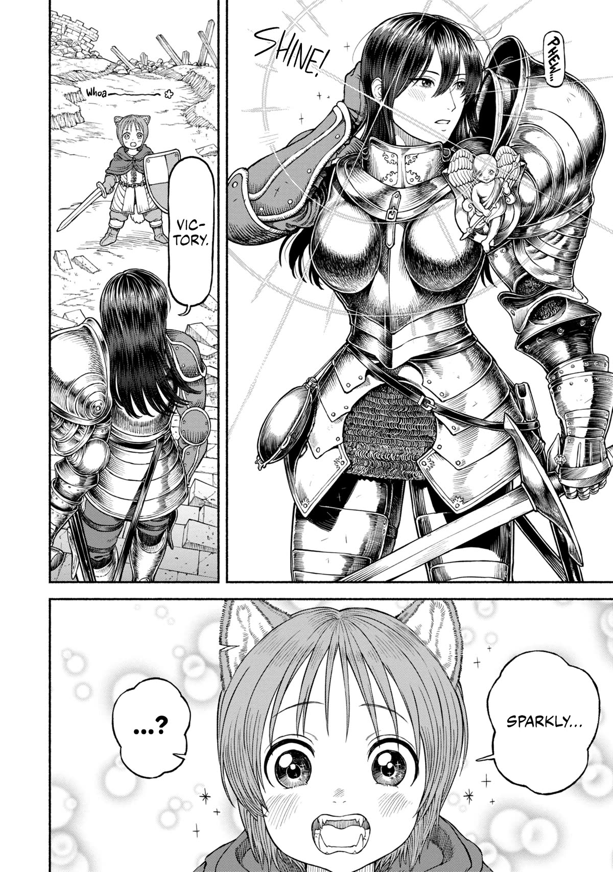Female Knight and the Kemonomimi Child Chapter 30.5 page 2 - Chapter 30.5: Earrings