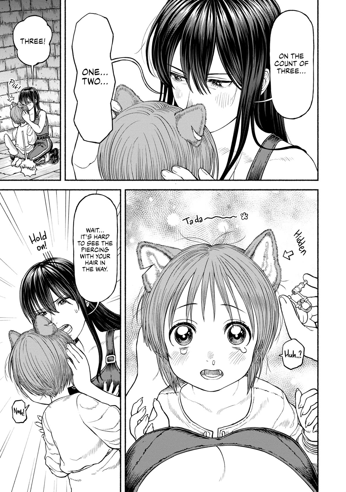 Female Knight and the Kemonomimi Child Chapter 30.5 page 5 - Chapter 30.5: Earrings
