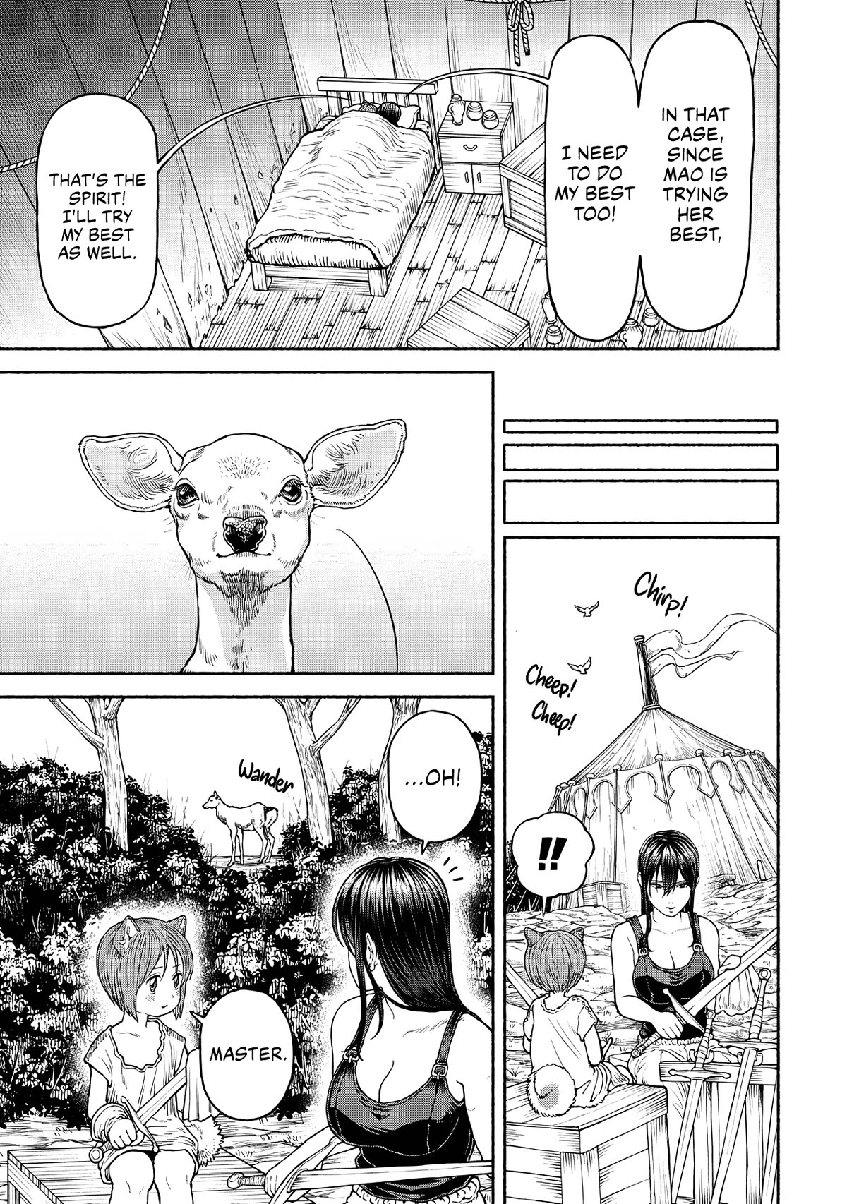 Female Knight and the Kemonomimi Child Chapter 30 page 9 - Chapter 30: Survival!