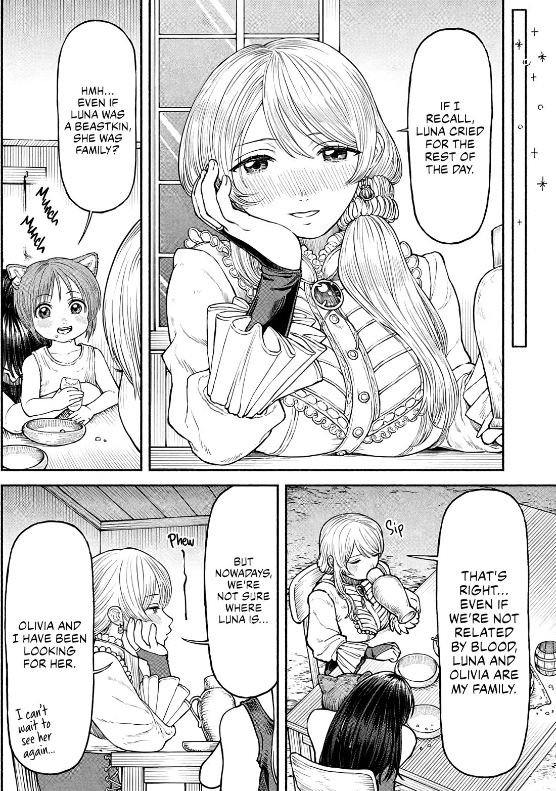 Female Knight and the Kemonomimi Child Chapter 31 page 13 - Chapter 31: Luna the Youngest