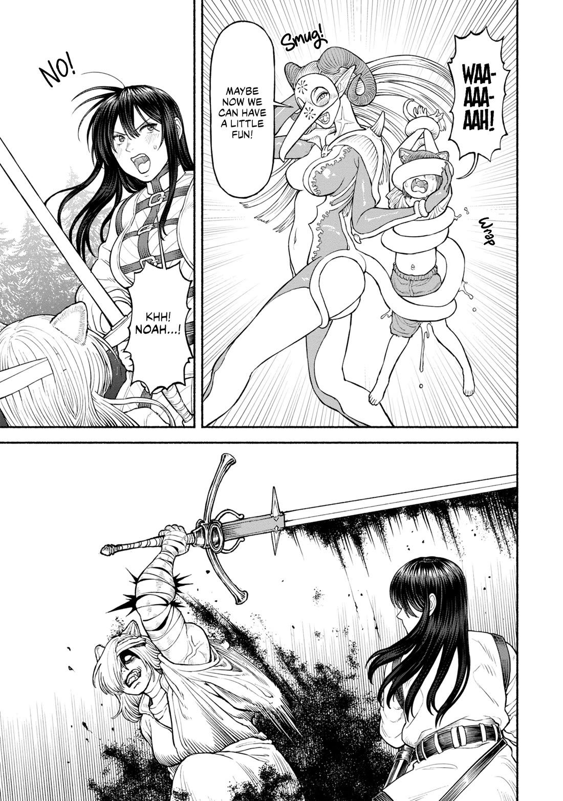 Female Knight and the Kemonomimi Child Chapter 33 page 5 - Chapter 33: Immeasurable Power