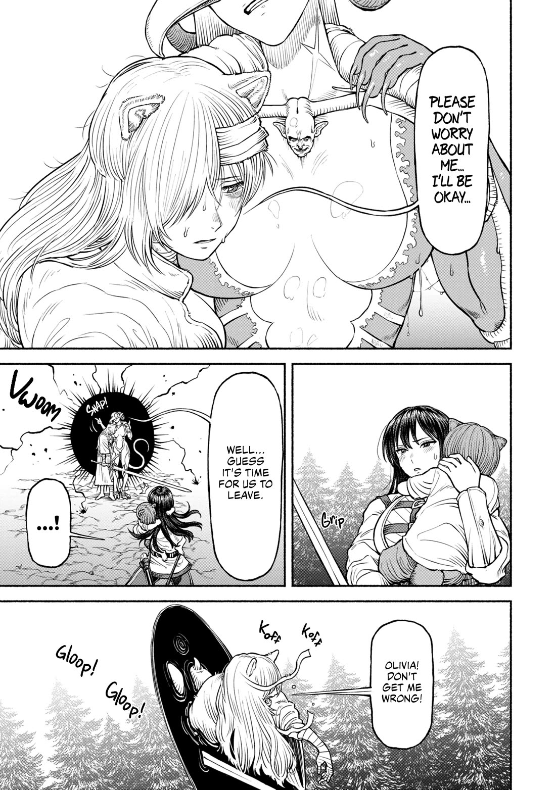 Female Knight and the Kemonomimi Child Chapter 33 page 9 - Chapter 33: Immeasurable Power