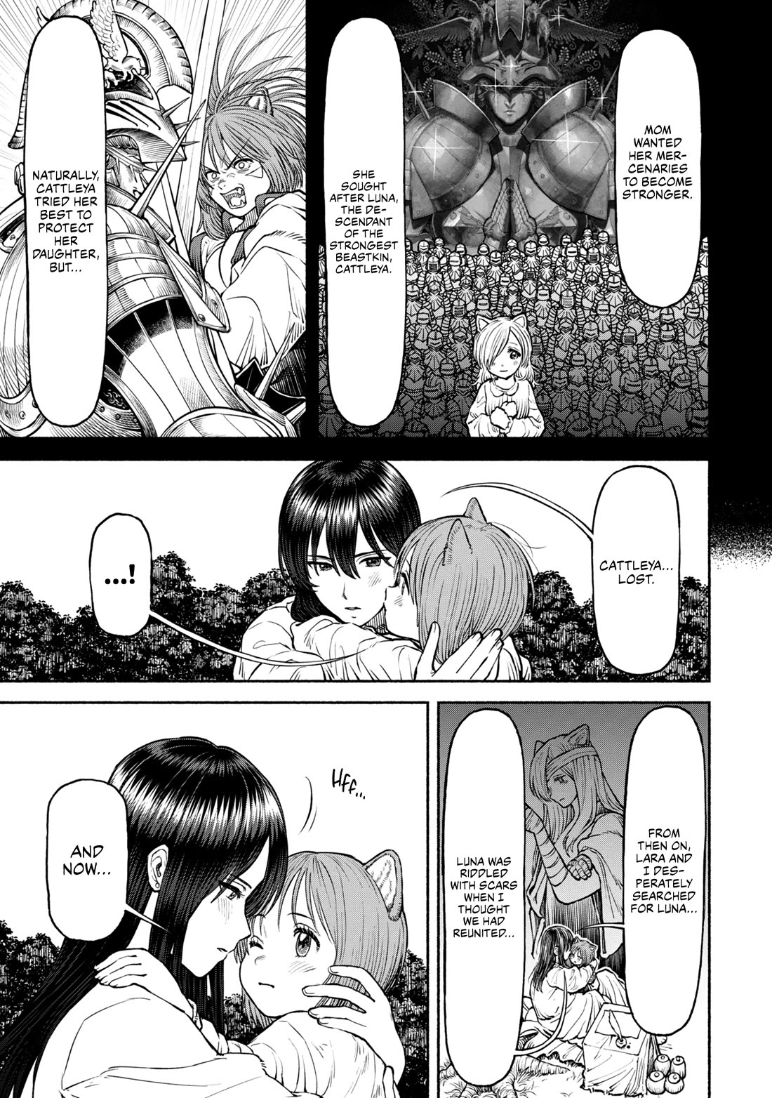 Female Knight and the Kemonomimi Child Chapter 34 page 3 - Chapter 34: Regret