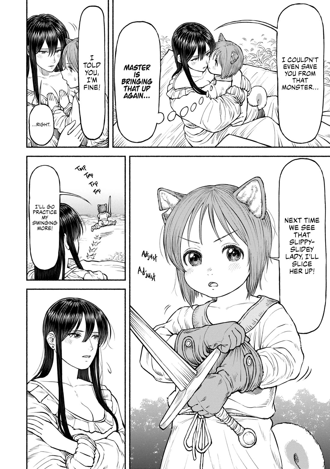 Female Knight and the Kemonomimi Child Chapter 34 page 4 - Chapter 34: Regret
