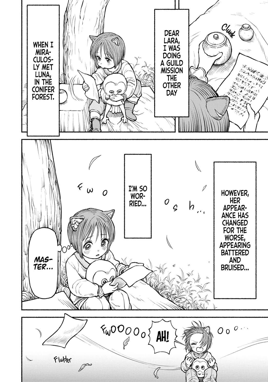 Female Knight and the Kemonomimi Child Chapter 34 page 8 - Chapter 34: Regret