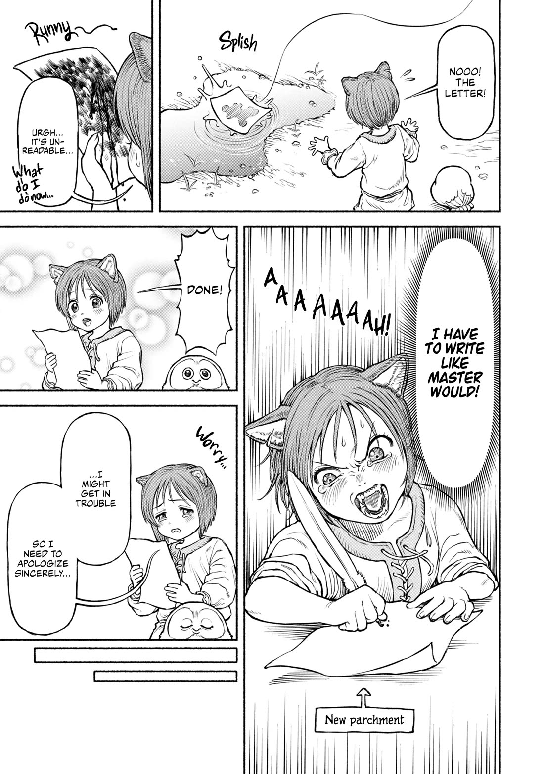 Female Knight and the Kemonomimi Child Chapter 34 page 9 - Chapter 34: Regret