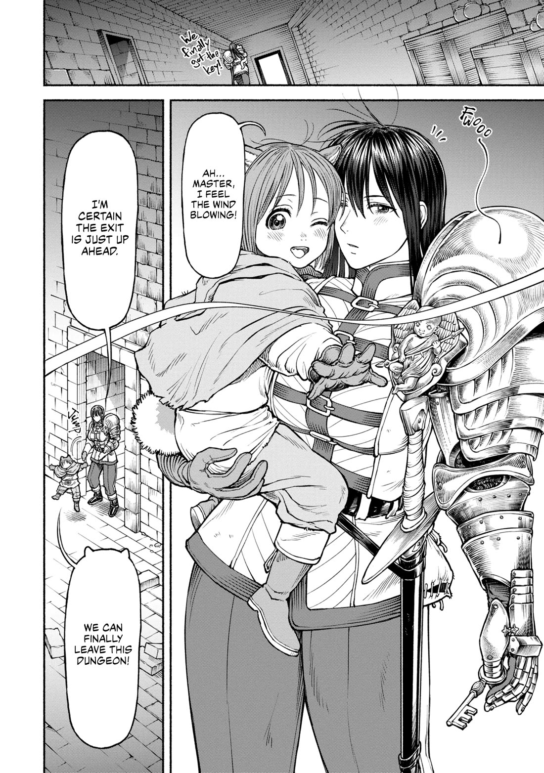 Female Knight and the Kemonomimi Child Chapter 35 page 1 - Chapter 35: Long Ladder