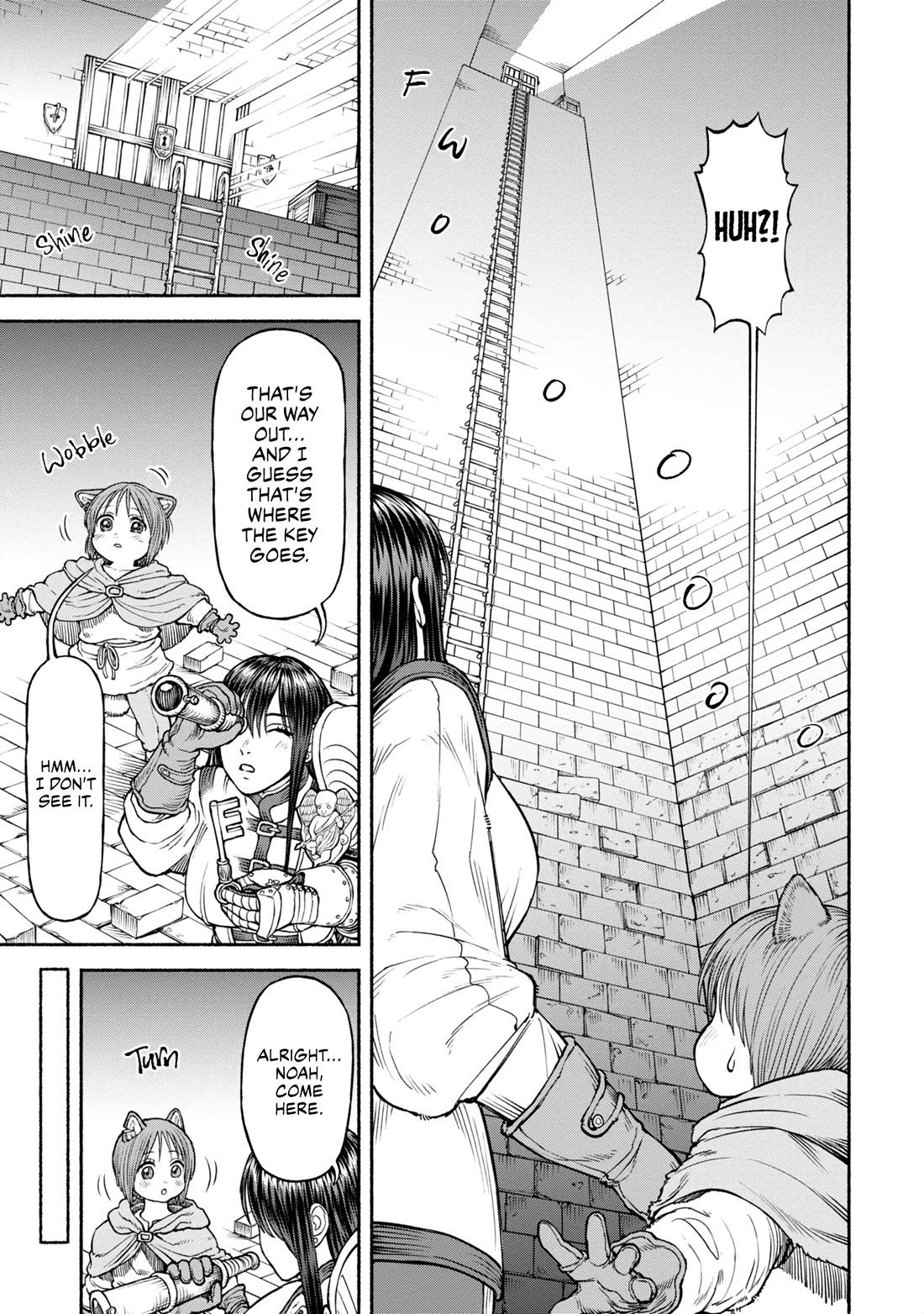 Female Knight and the Kemonomimi Child Chapter 35 page 2 - Chapter 35: Long Ladder