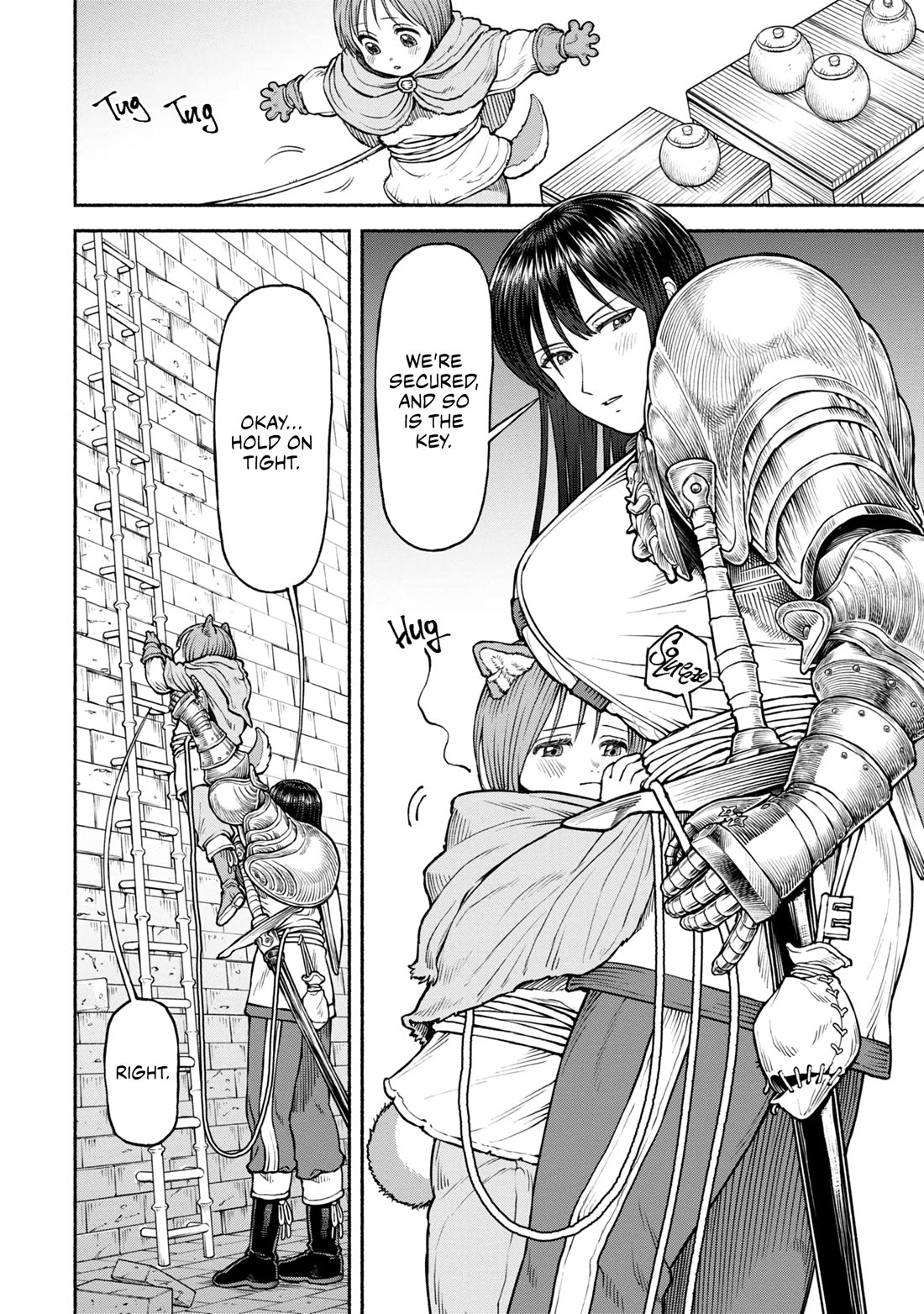 Female Knight and the Kemonomimi Child Chapter 35 page 3 - Chapter 35: Long Ladder
