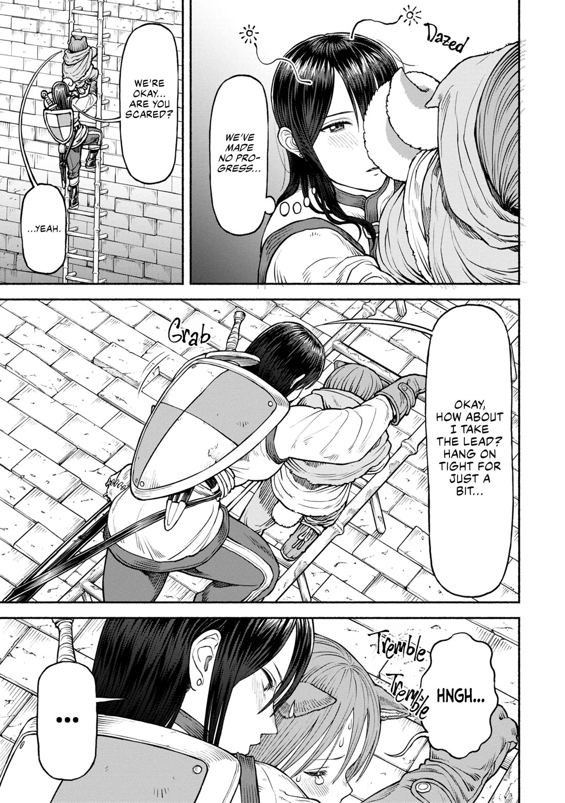 Female Knight and the Kemonomimi Child Chapter 35 page 6 - Chapter 35: Long Ladder