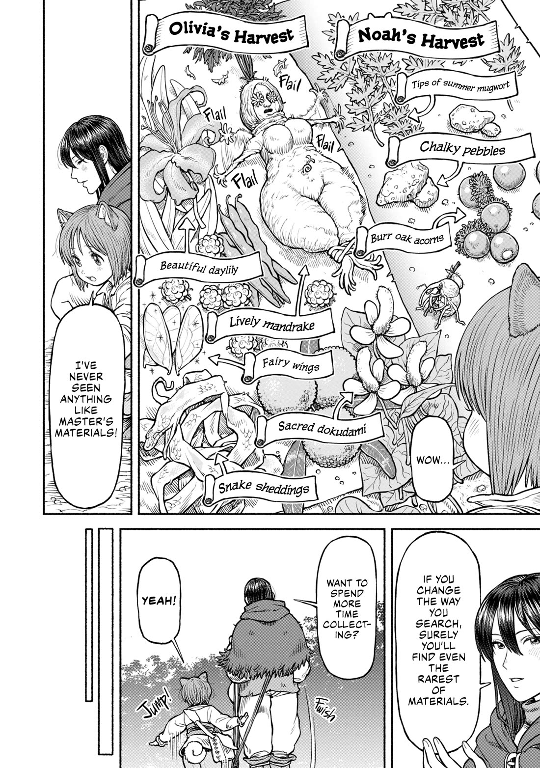 Female Knight and the Kemonomimi Child Chapter 38 page 2 - Chapter 38: Foraging
