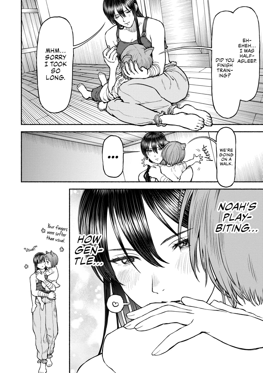 Female Knight and the Kemonomimi Child Chapter 39 page 7 - Chapter 39: Waiting for a Walk