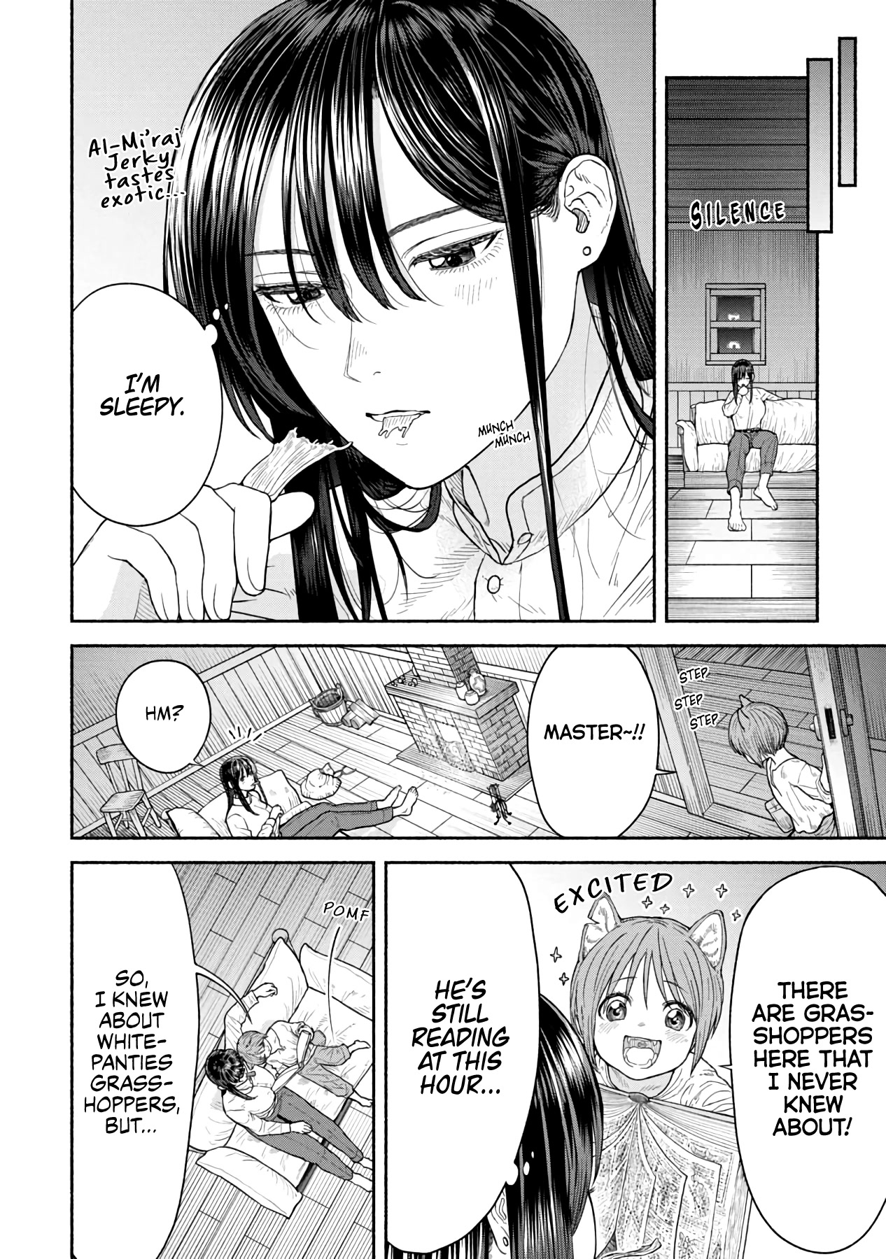 Female Knight and the Kemonomimi Child Chapter 4 page 2 - Chapter 4: Grasshopper Book